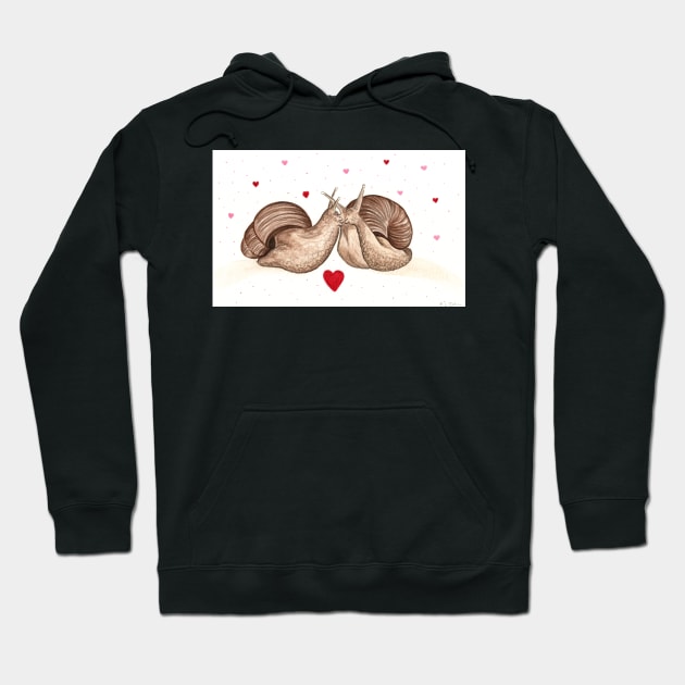 Valentine's Snails Hoodie by WolfySilver